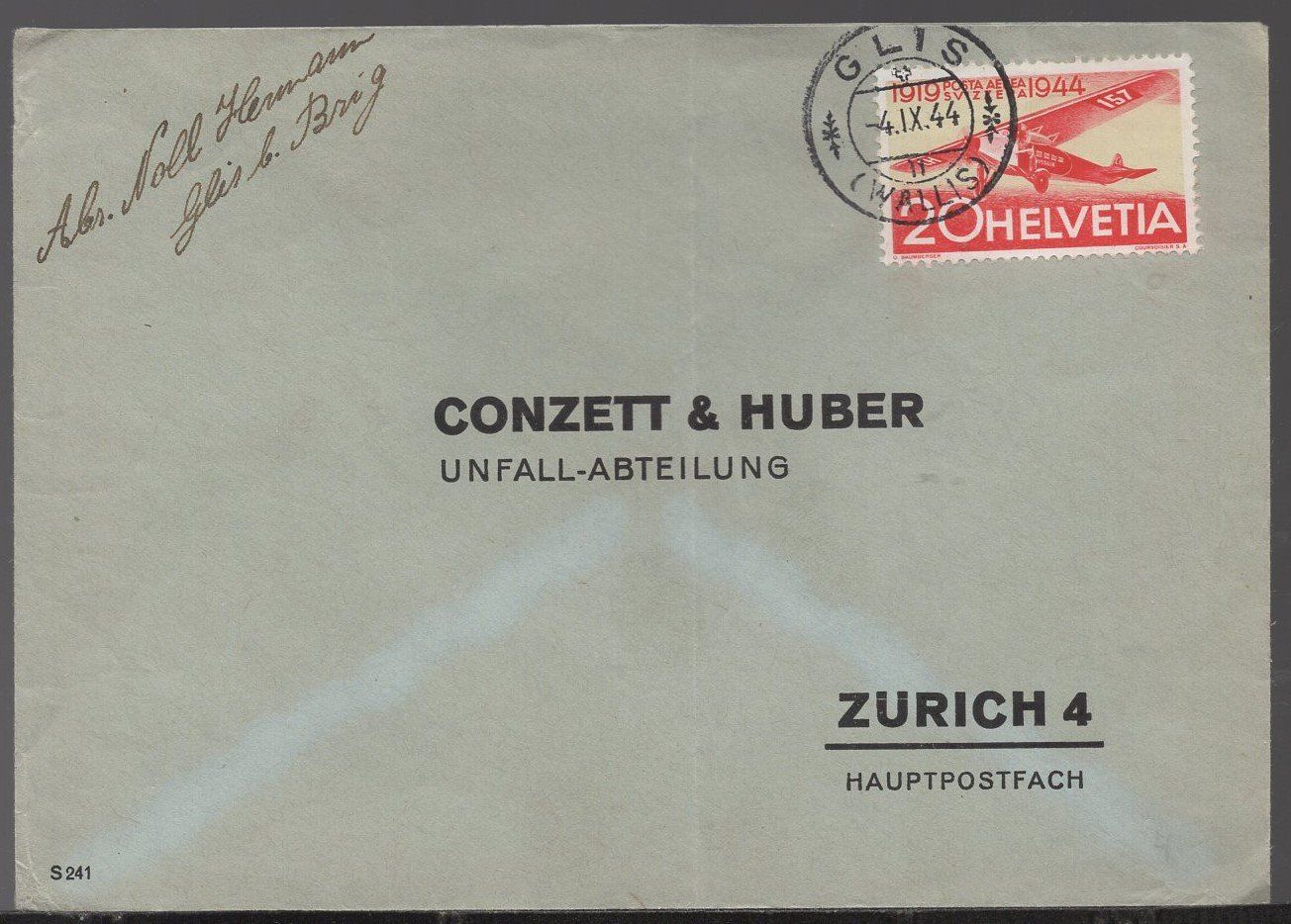 Tous les timbres: GLIS, 4.IX.44 – D'occasion à Aarau par kufi44