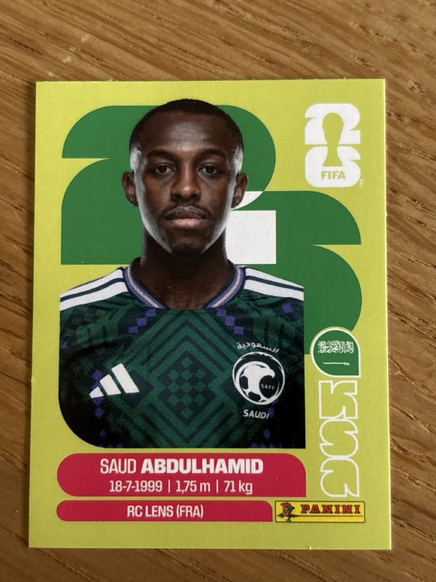 Panini Sammelbilder & Trading cards: KSA 4 - Panini World Cup 2026 – Neu (gemäss Beschreibung) aus Cumpadials von luc7373
