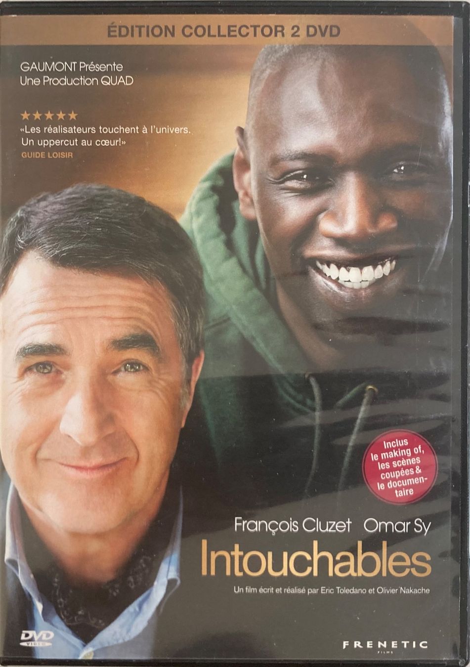 Tutti i DVDs: FRANÇOIS CLUZET / OMAR SY - INTOUCHABLES – Usato da Poliez-Pittet venduto da Newtown-Records