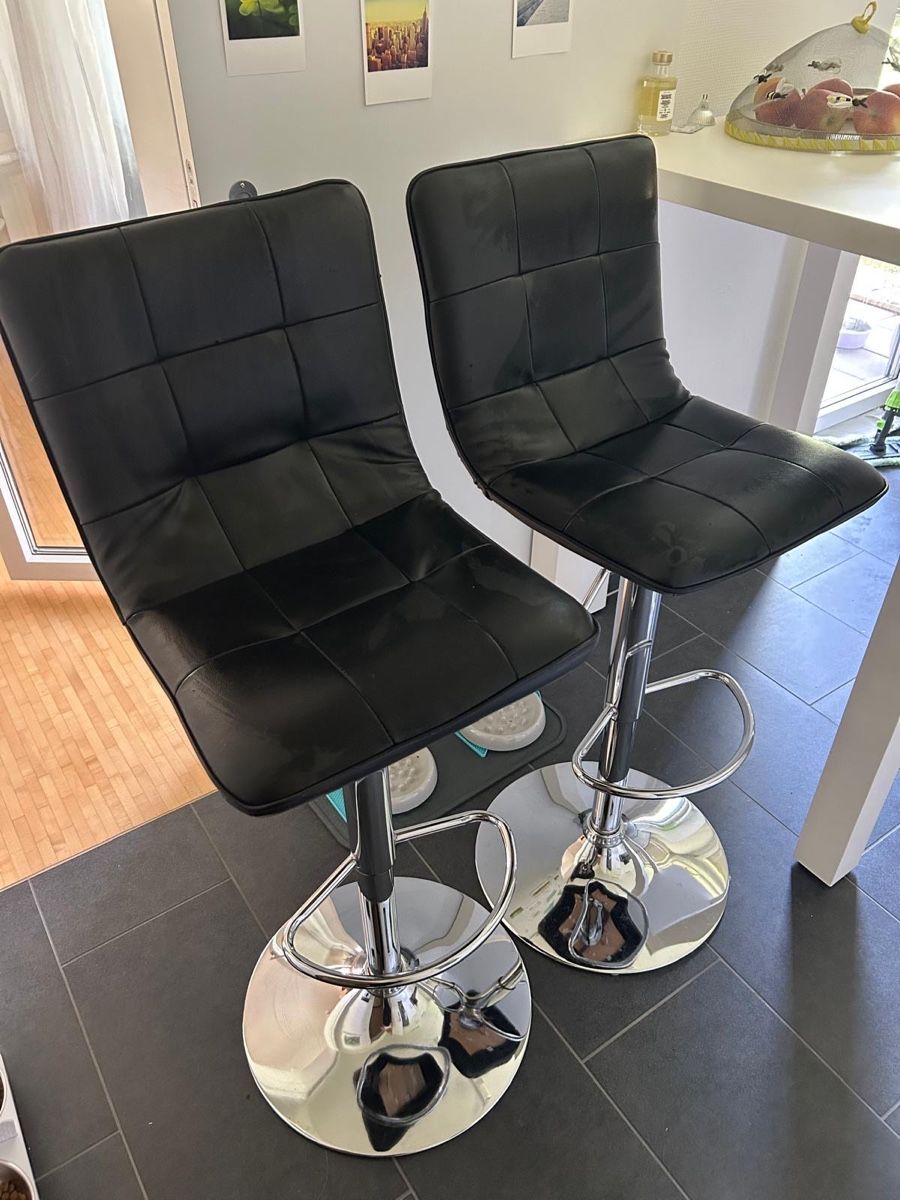 Tavoli: Ab 1.- Bartisch weiss und 2 Barhocker schwarz – Usato da Seuzach venduto da lb_collectr 3