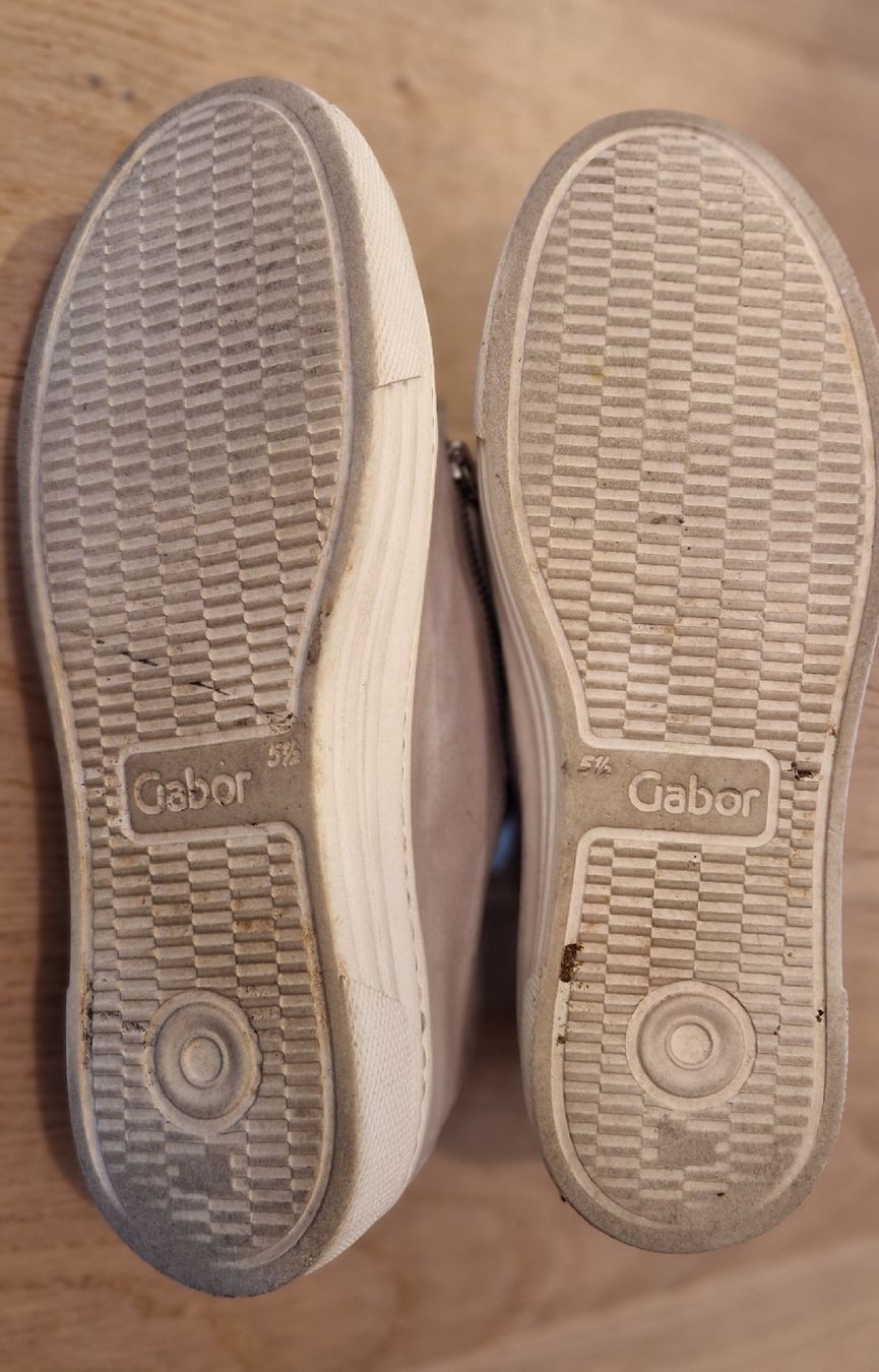 Gabor Scarpe da donna: Gabor Sneaker Gr. 38.5 Grau/silber, Reissverschluss – Usato da Gasel venduto da sale65 2