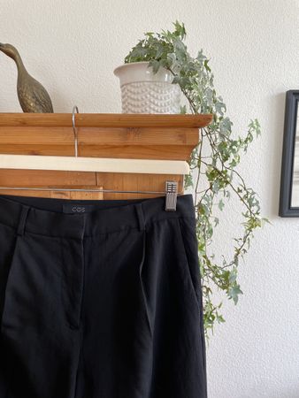 COS | Hose | schwarz | Wolle | Grösse 34