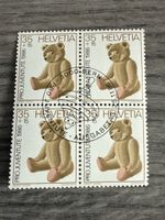 Marken-Block Helvetia Pro Juventute 1986 Teddybär🐻🎁 Top!
