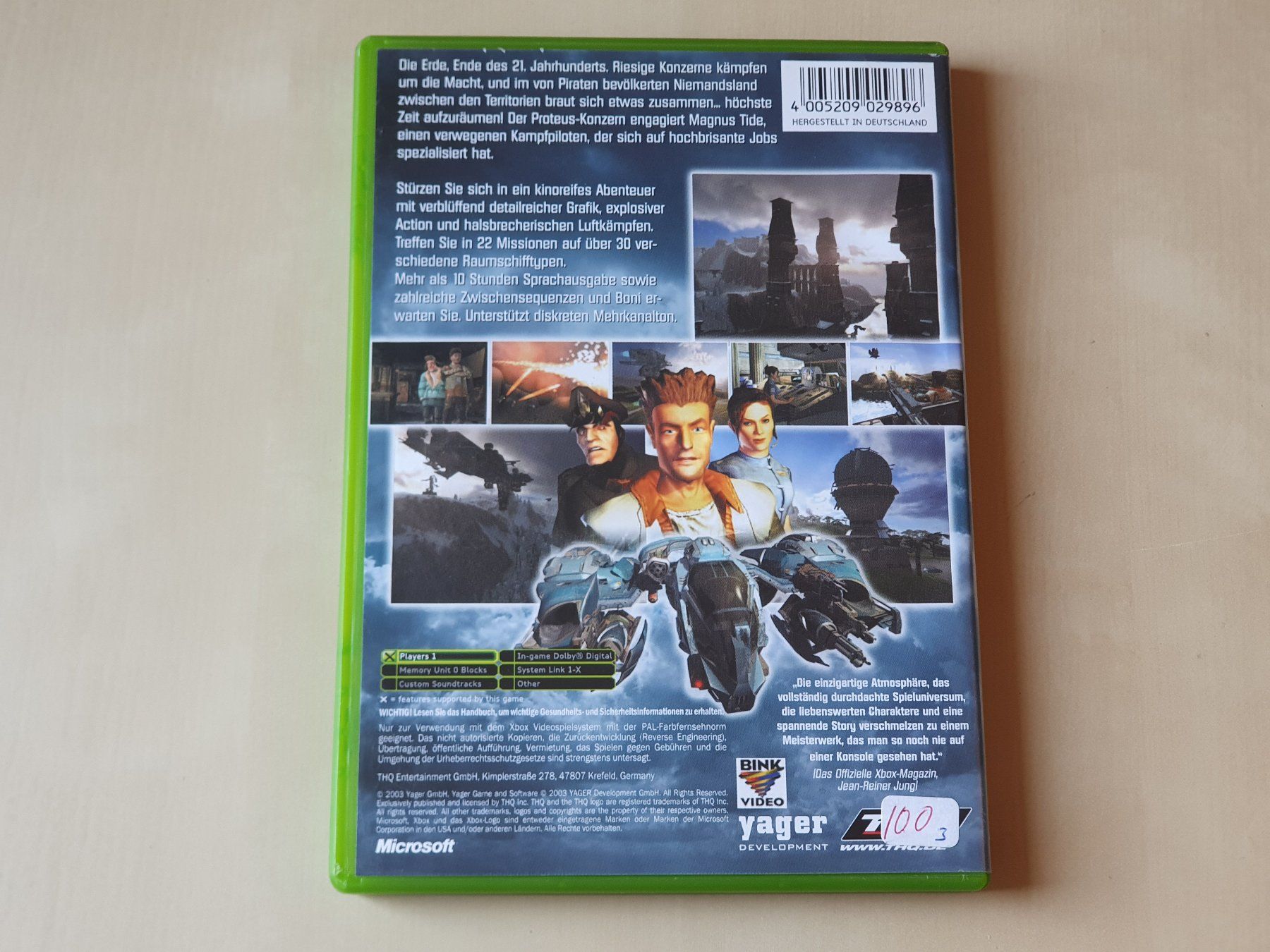 Microsoft Giochi: Yager – Usato da Stansstad venduto da collectorsshop 1