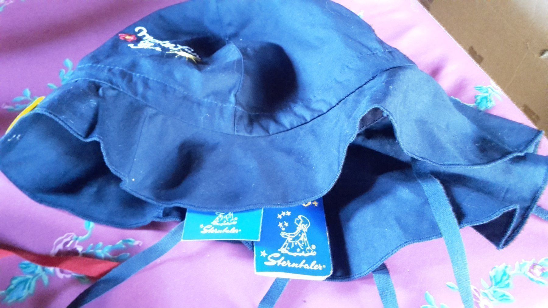 Berretti & Sciarpe: Sonnenhut gr 45 mit Nackenschutz Sterntaler – Nuovo (secondo la descrizione) da Schwarzenburg venduto da Flamingo07 1