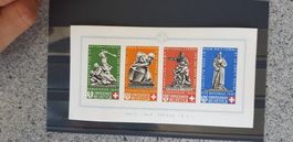 Pro Patria Block postfrisch Jahrgang 1940 Denkmäler