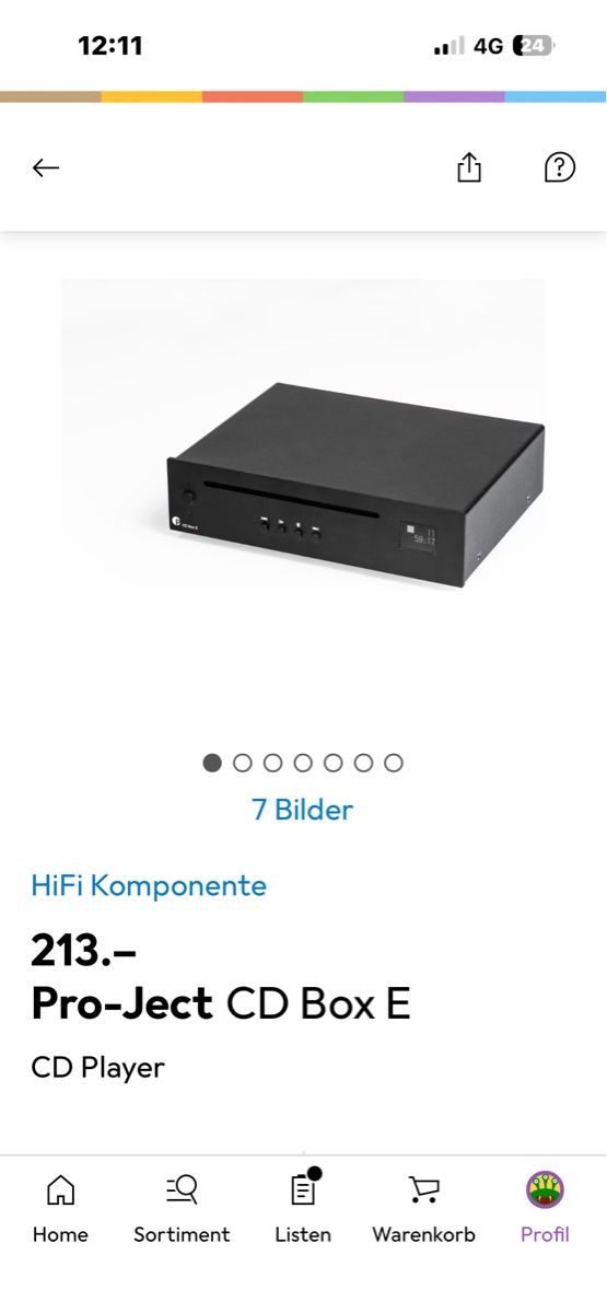 Pro-ject Receiver: Pro-Ject MaiA S3 und CD Box E Set schwarz gebraucht – Neu (gemäss Beschreibung) aus Nussbaumen AG von Marv3 3