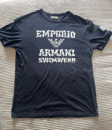 T-shirt Taille M Emporio Armani Swimwear bleu marine