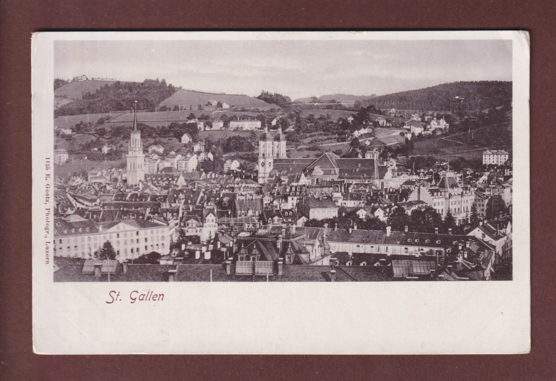 Cartes postales: ST. GALLEN - Teilansicht – D'occasion à Pully par nicecards-shop