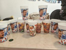 WM McDonald's Becher mit Fussballer-Motiv Sammlung 13 Stueck