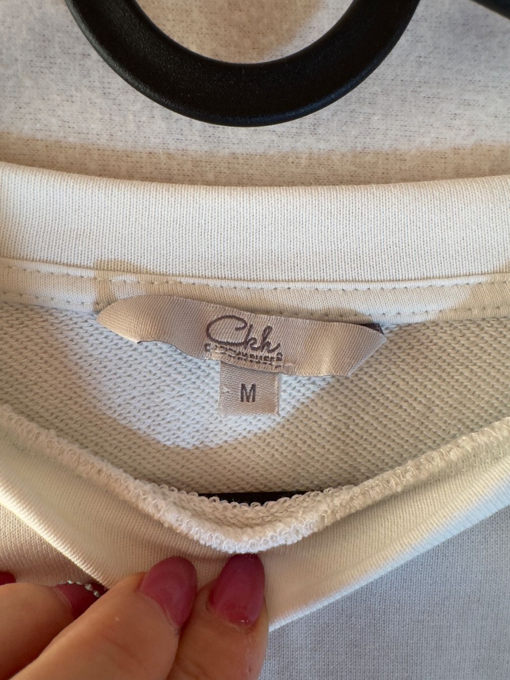 Maglioni & Felpe: weisser Pullover aus Baumwolle von C&A Gr.M – Usato da Grosswangen venduto da second_hand_dress 2