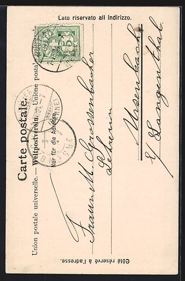 Cartoline postali: Moutier, Gorges de Moutier, Strassenpart – Usato da Berlin venduto da bartko-reher 1