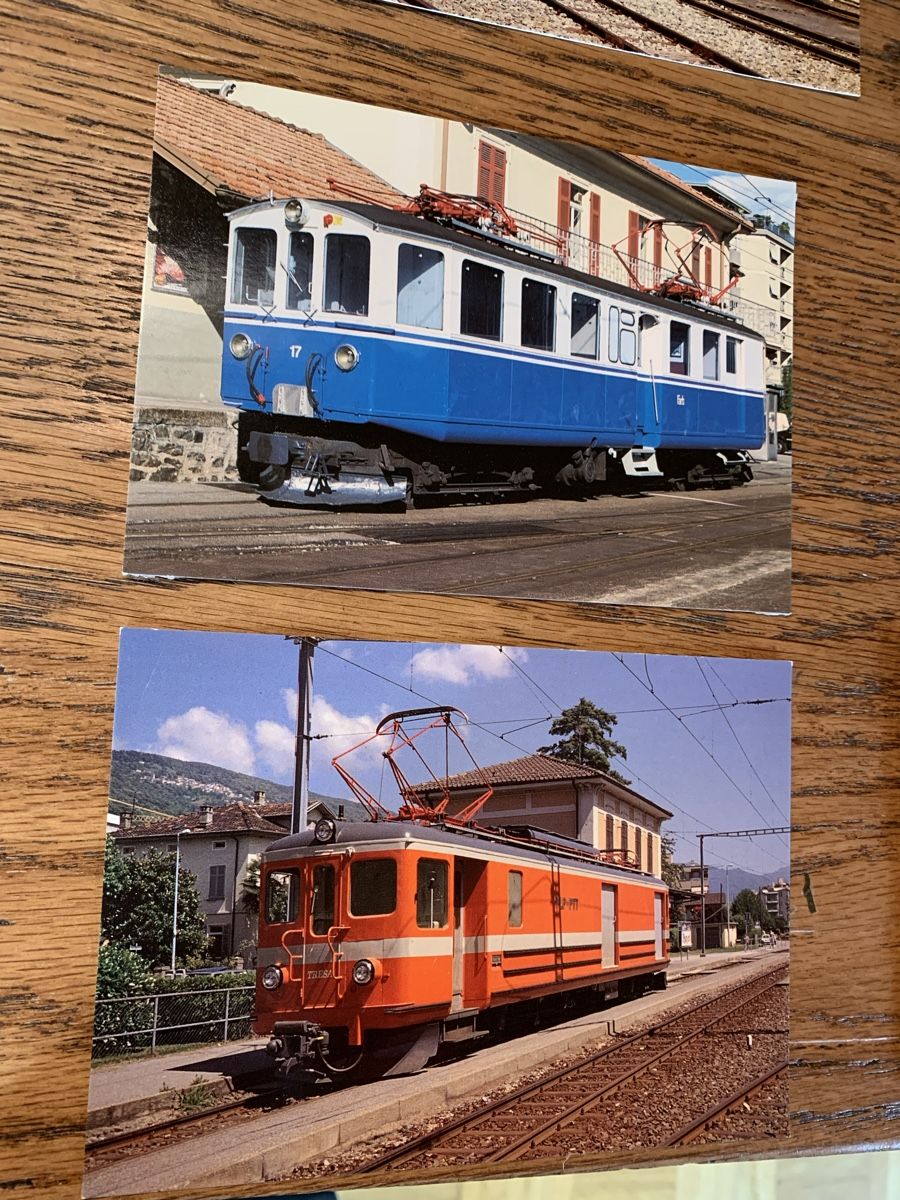 Modellini di ferrovie: Ansichtskarten Tessiner Bahnen – Usato da Winden venduto da EmilNeu 8