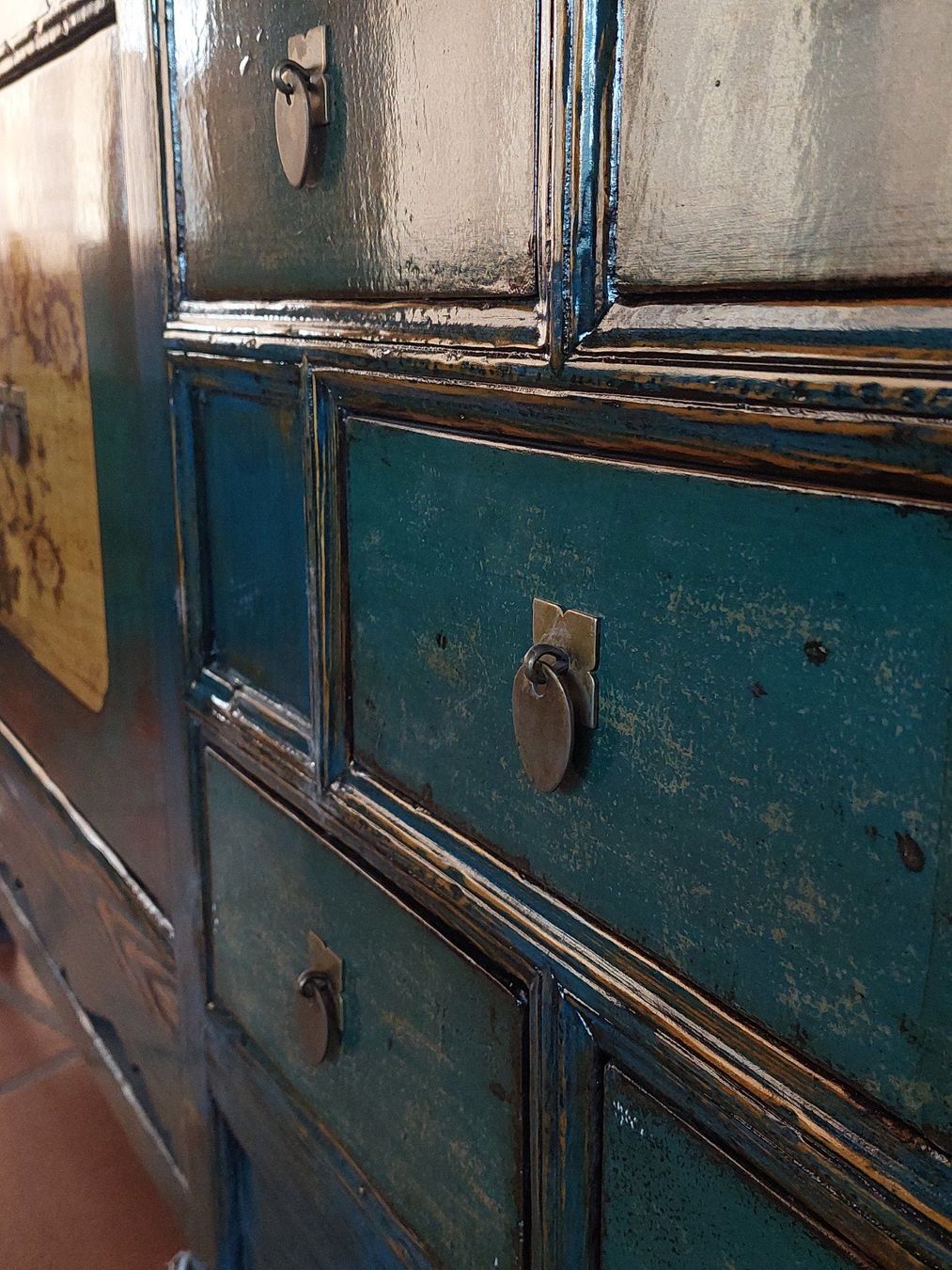 Cassettiere: Sideboard Vintage blau – Nuovo (secondo la descrizione) da Cham venduto da mjg1901 3