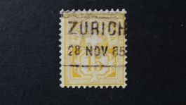 ZÜRICH Fahrpoststempel  28. NOV. 1885  49