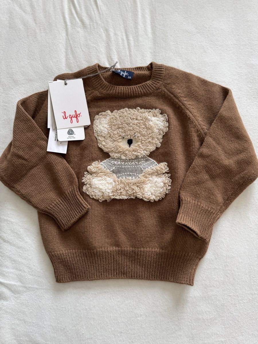Il Gufo Maglioni & Felpe: Il Gufo Pullover, Gr. 92/2A, Merino, Teddy, Neu – Nuovo e nell'imballaggio originale da Baar venduto da sabrinas_welt