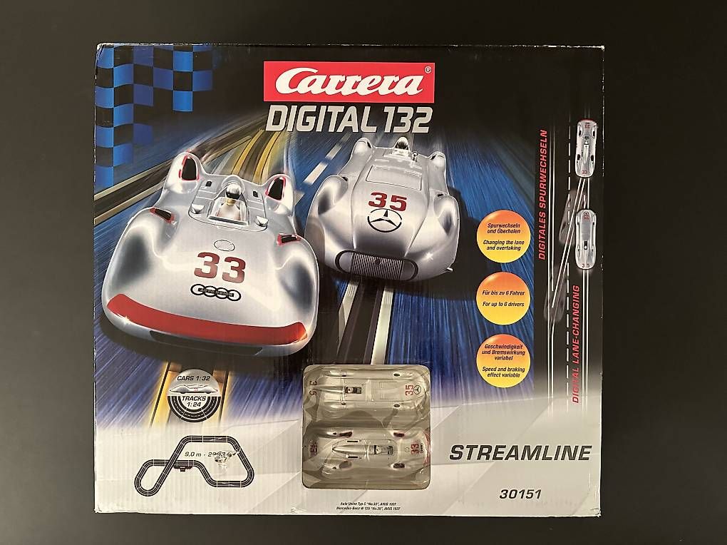 Carrera Piste: Carrera Digital 132 Streamline - komplettes Set – Usato da Zürich venduto da 22_Sonnenblume_22