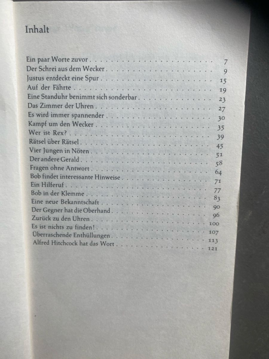 Libri:  Hitchock: die drei... und der Wecker  – Usato da Dallenwil venduto da kavogt6 5