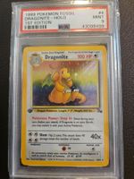 Pokemon Dragonite PSA 9 1.Edition Holo Fossil