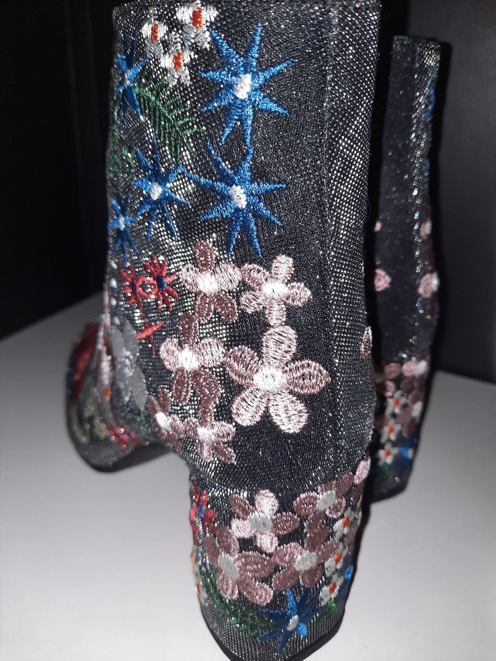 Damenschuhe: stivaletto cangiante ricamato 36 – Neu (gemäss Beschreibung) aus Biasca von Old_6blh 4