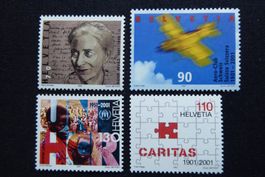 (t768) 2001: Zst.Nr. 1015 - 1018 **