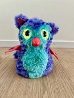 Hatchimal gross lila-blau. Mit Sound, Lichteffekten und Bewe