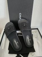Chanel Sandalen, Schwarz, Grösse 37, Sommer Must-Have!