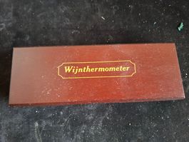 Weinthermometer aus Holz - Vintage und funktionstüchtig!
