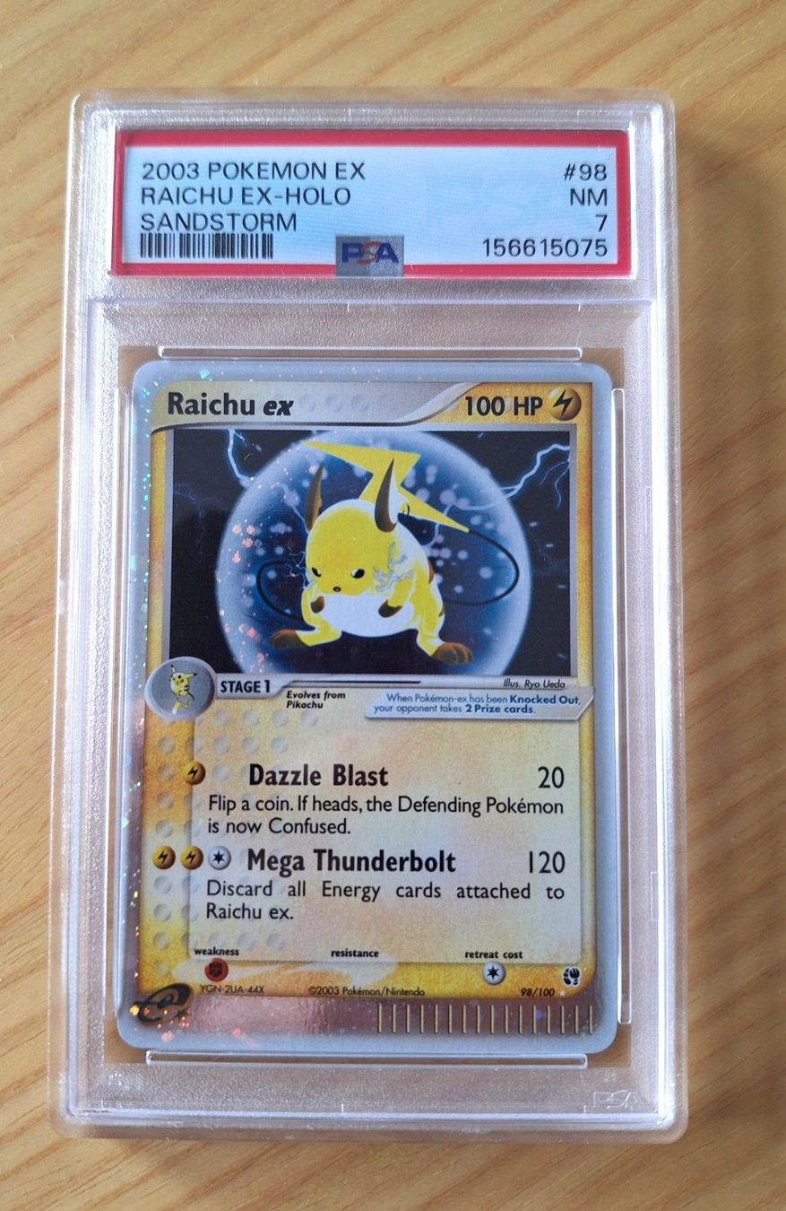 Pokémon Sammelbilder & Trading cards: Raichu EX #98 Pokemon Sandstorm PSA 7 – Gebraucht aus Sugiez von eLCangri90