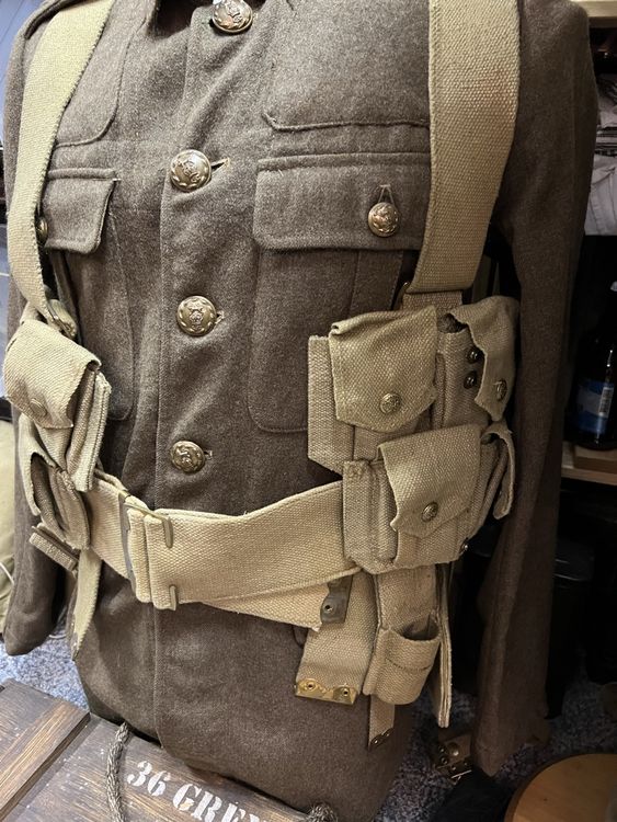 WarReplica WWI British P08 Webbing Set - Full Reproduction For Reenactors & Collectors