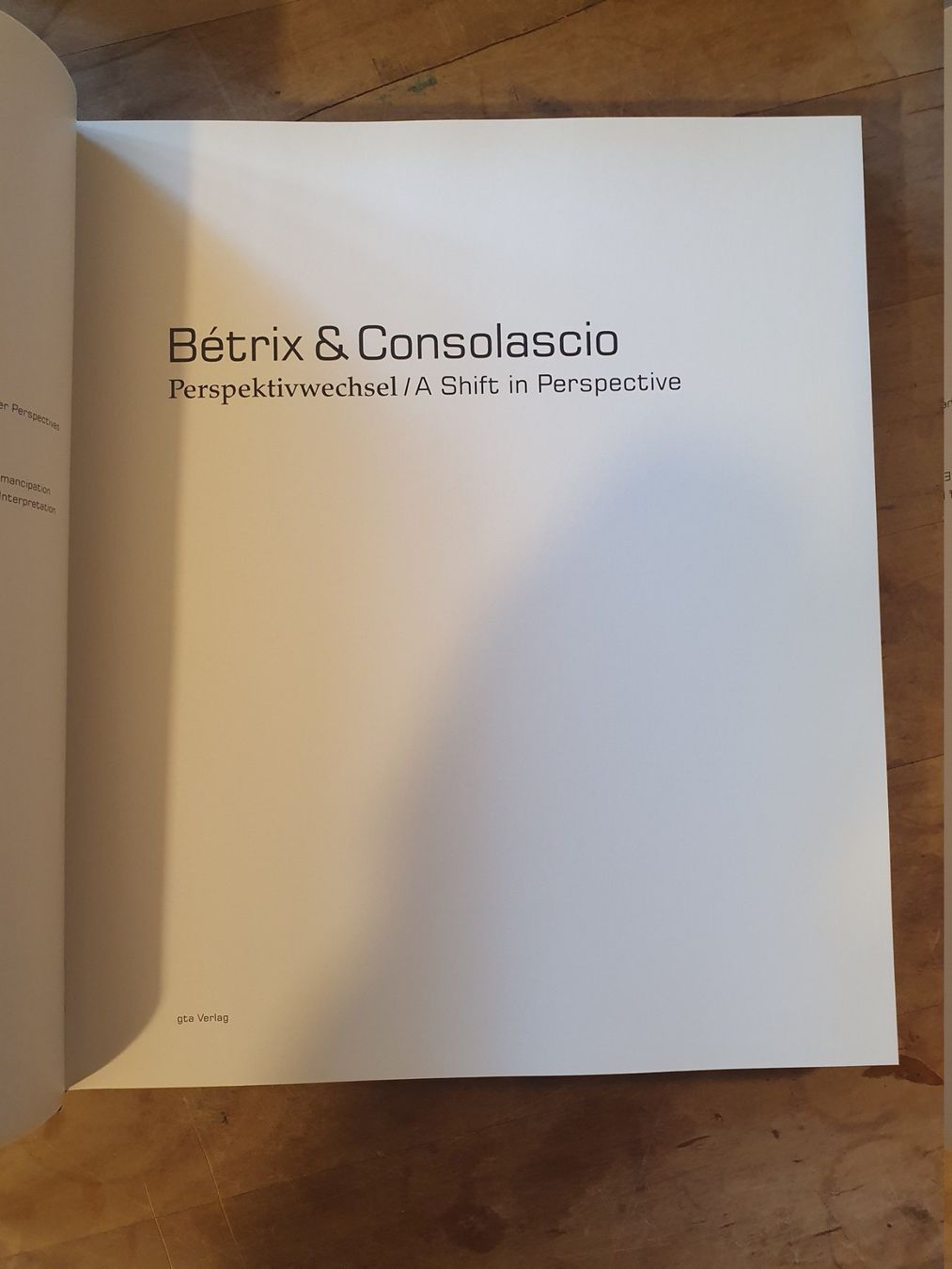 Libri: Bétrix & Consolascio – Usato da Zürich venduto da loosebone 1