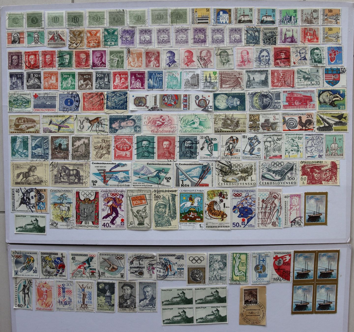 Tous les timbres: Briefmarken Tschechoslowakei – D'occasion à Oberentfelden par lakipul