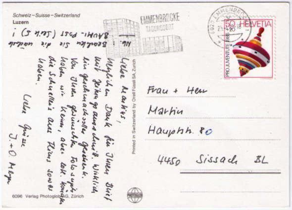 Cartoline postali: Luzern - 4 Bild AK – Usato da Binningen venduto da Mountainrider 1