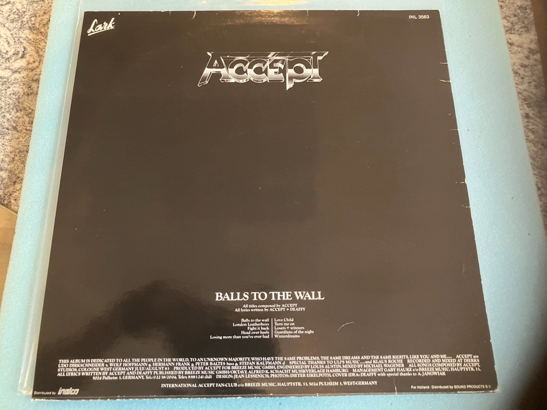 Dischi in vinile: Accept – Usato da Aarwangen venduto da Jukebox3 1