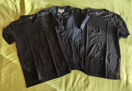 Schwarze T-Shirts im Dreierpack