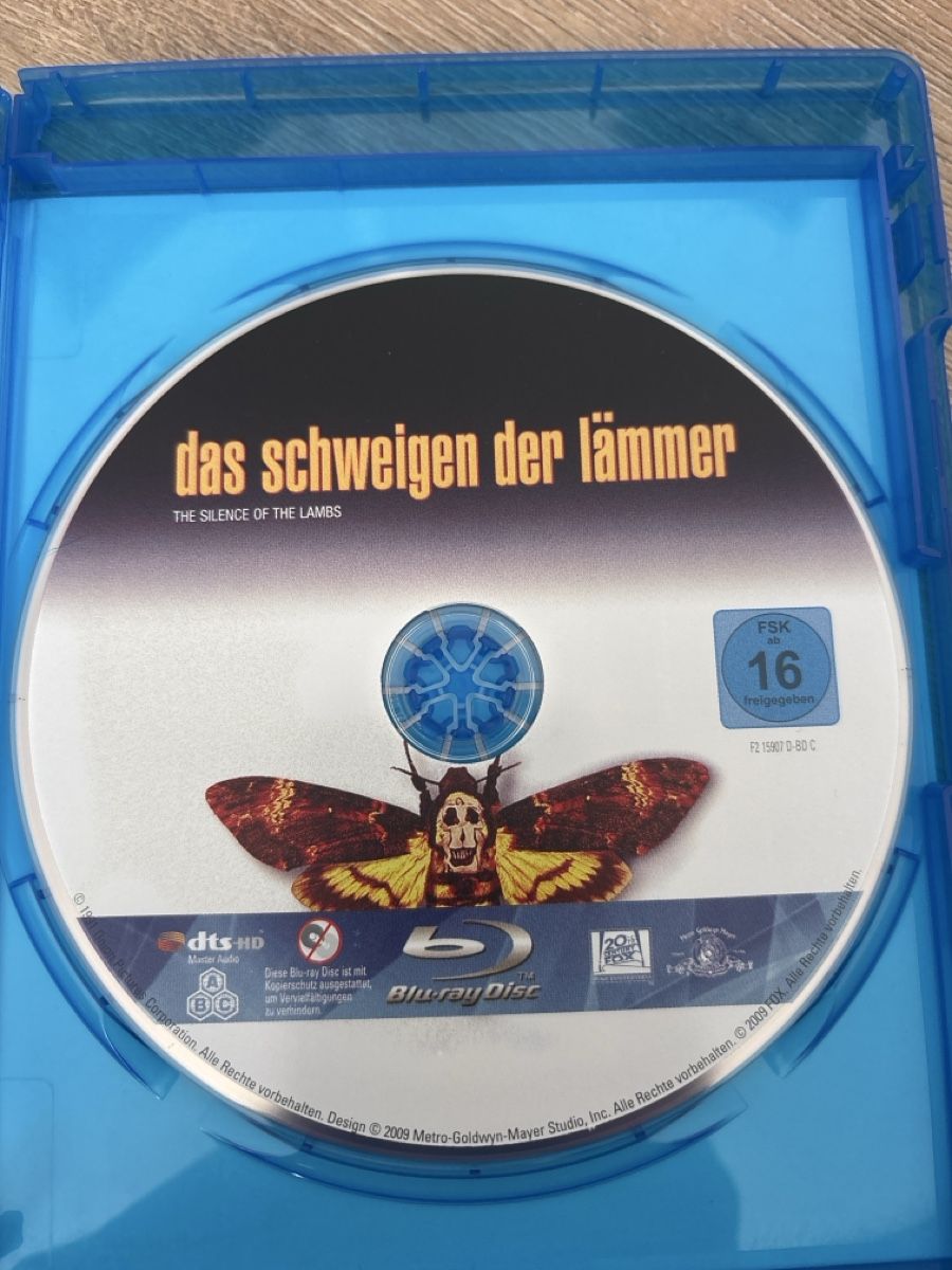 Tutti i DVDs: Das schweigen der lämmer bluray – Usato da Oberentfelden venduto da Rabaelikus 2