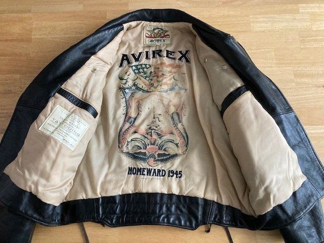 Avirex Giacche: Avirex Bikerjacke "The Tattooing by Percy Waters" XL – Usato da Affoltern am Albis venduto da premiumparts 6