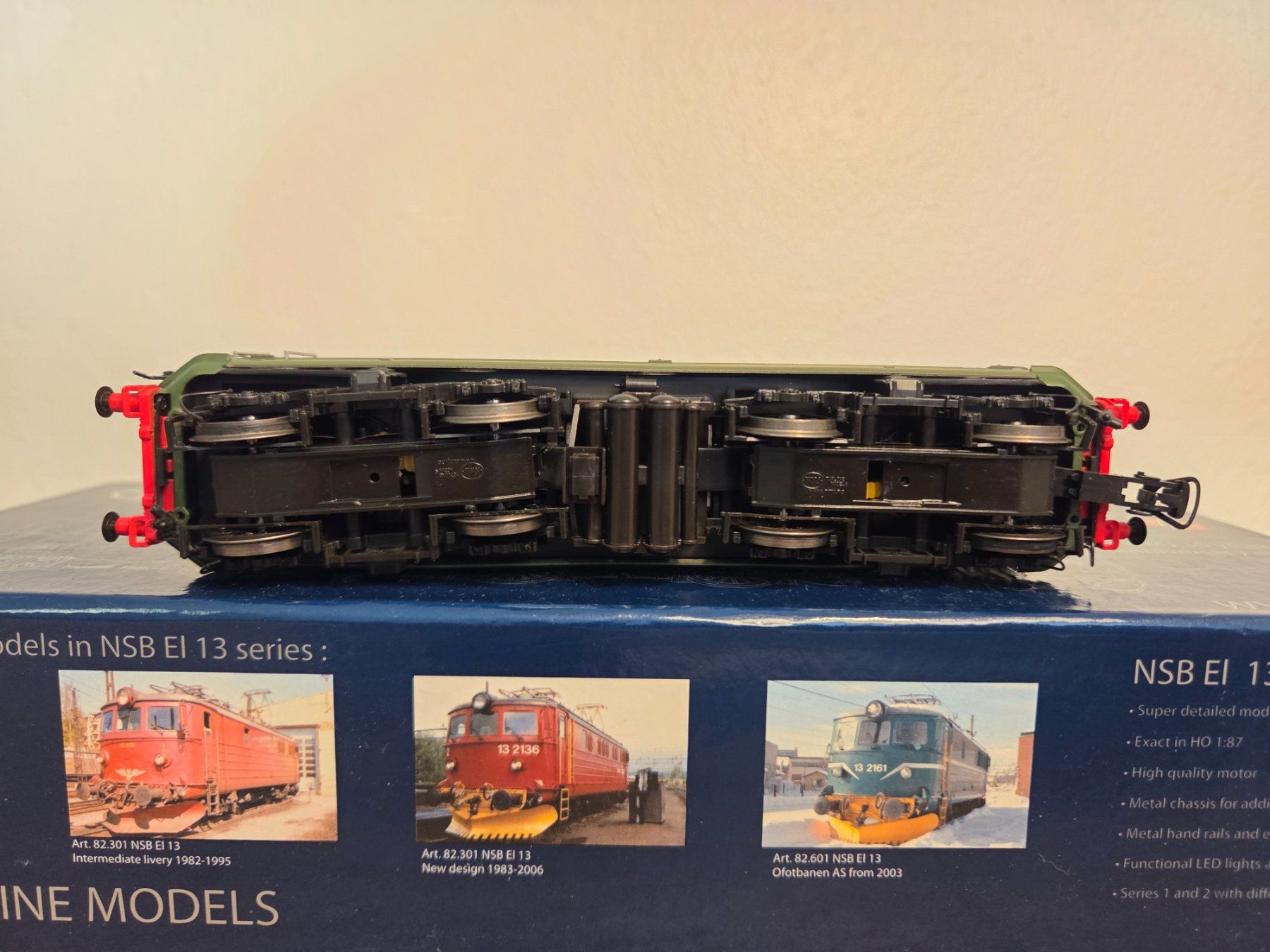 Fulgurex Modellini di ferrovie: NMJ 82.101 E-Lok EI 13.2121 NSB H0 – Nuovo e nell'imballaggio originale da St-Aubin-Sauges venduto da Lo_Go 5