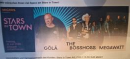 2 St Tickets Gölä Stars in Town 31.07.26