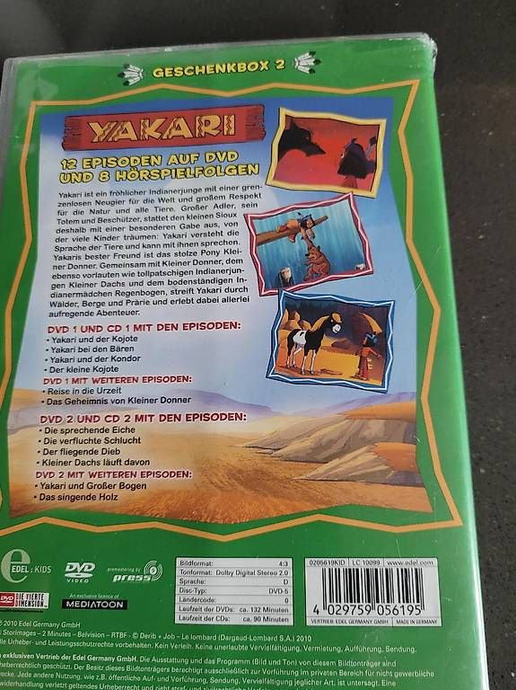 Tutti i DVDs: Geschenkbox DVD+CD Yakari – Usato da Stäfa venduto da Arjen2011 2