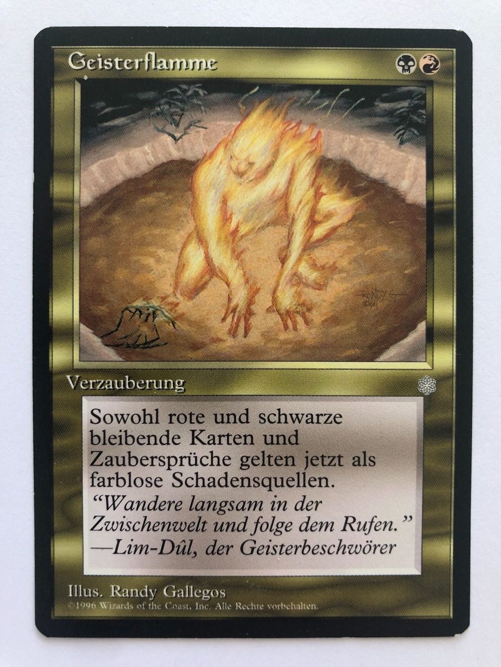 Cartoline: MTG - Geisterflamme – Usato da Zürich venduto da T_H_O_M_A_S