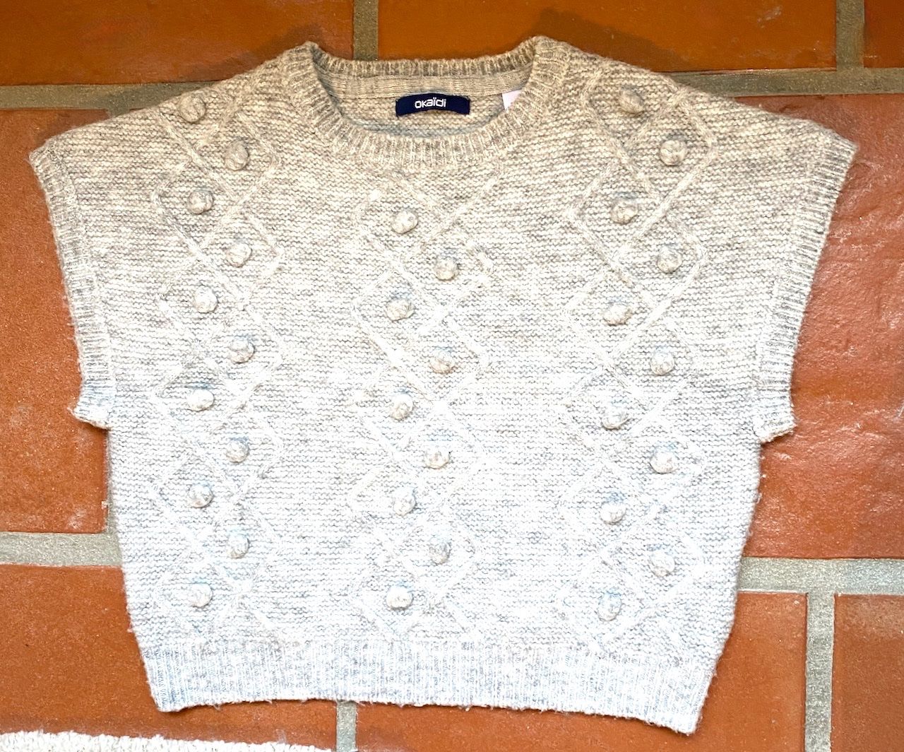 Sonstige Mädchenkleider: Mädchen Strickweste, von Okaidi Gr. 98 – Gebraucht aus Uster von ros_pym8