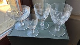 Lot de 35 verres ancien antik Glass magnifique