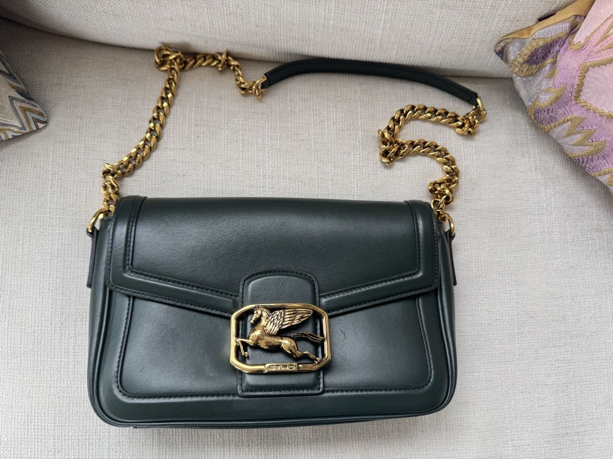 Etro Borse da donna: Etro bag Pegaso green – Usato da Thalwil venduto da 0041angel 3