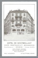1931, GENÈVE, HÔTEL DE MONTBRILLANT