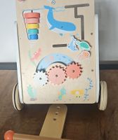 Lauflernwagen aus Holz - Fördert Motorik & Balance