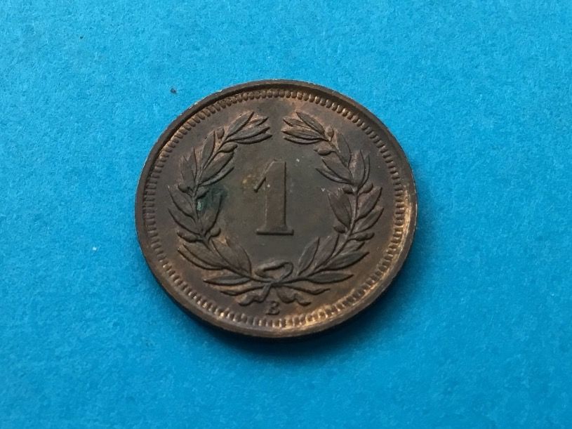 Alle Münzen: 1 Rappen 1931 VZ m.patina – Gebraucht aus St. Margrethen SG von alfapeugeot10 2