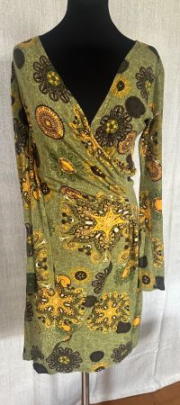Schönes Herbstkleid von Lingam Barcelona Gr. 38