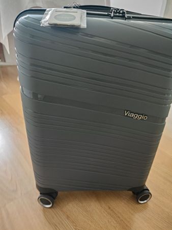 Valise Viaggio gris cabine 4 roues new