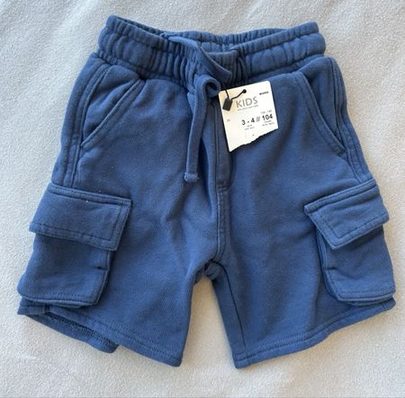 Short cargo bleu 4 ans (104 cm)